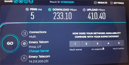 internet speed test